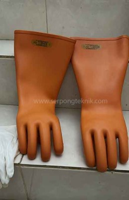 sarung tangan anti listrik 25 KV